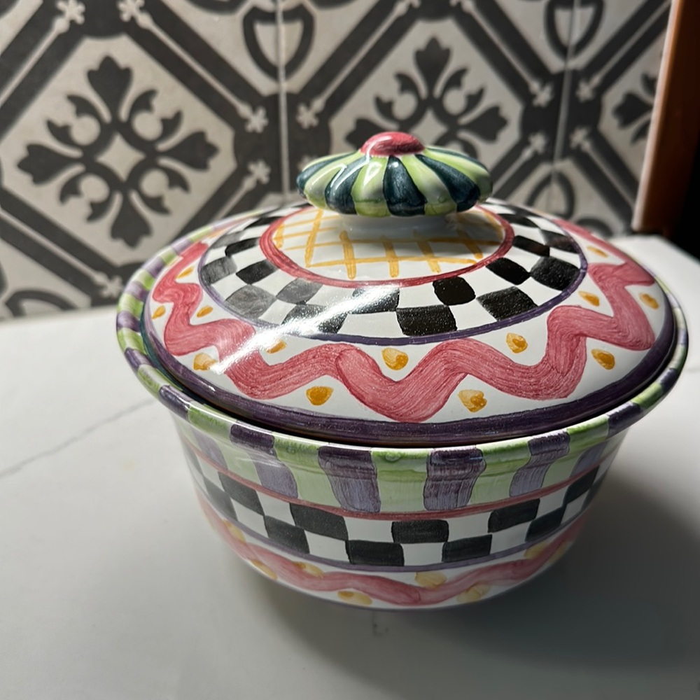 Mackenzie Childs Casserole Dish